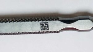 UDI Code, UDI Code on Stainless Steel, Laser Engraved